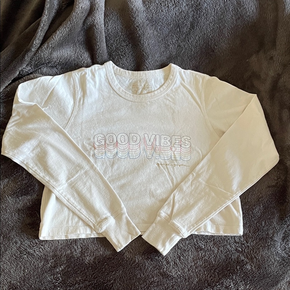 Spiritual Gangster Good Vibes Cropped Top